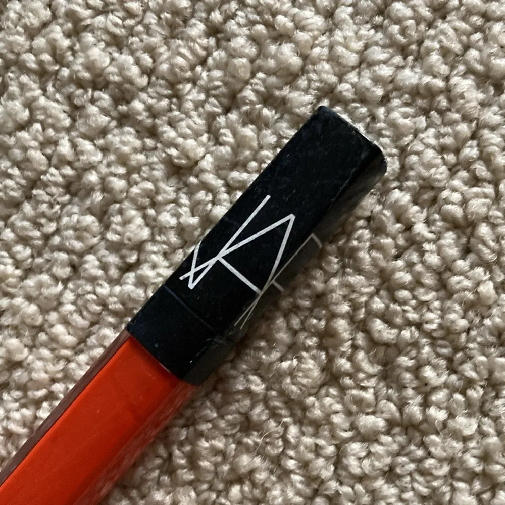 Nars Liquid Lipstick in Wonder Orange Red Shimmer Like New Lip Gloss Color